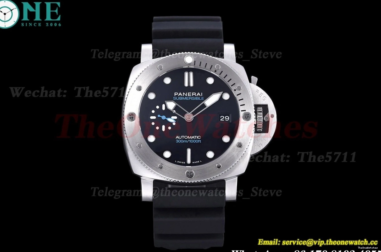 SS Submersible 44mm RU PAM1229 black Dial P900 TTF 0516